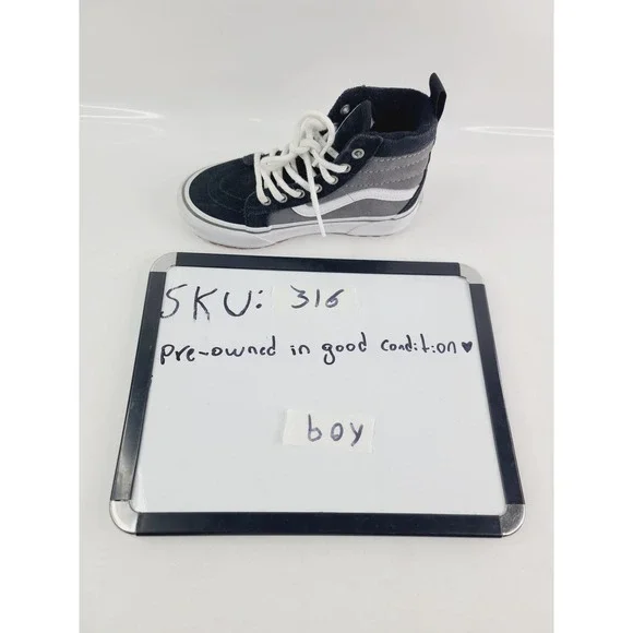 Vans MTE High Top Shoes, Boys, Size 13,  Black/Gray - Picture 10 of 10